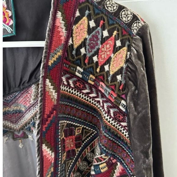 Colorful Embroidered Johnny Was Jacket - Picture 5 of 8